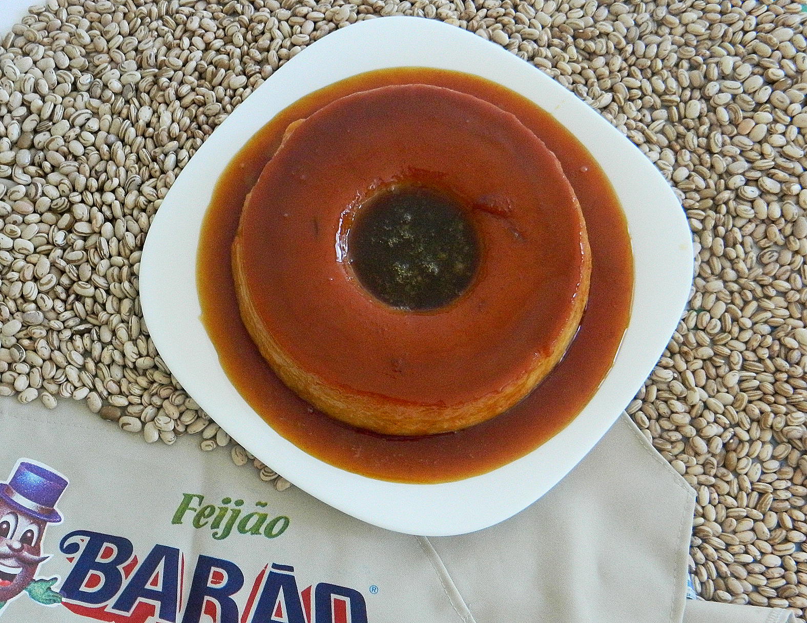 Pudim de feijão